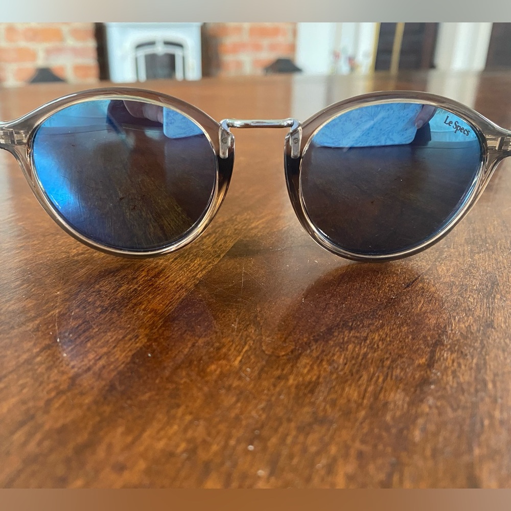 Le Specs Paradox Round Sunglasses with Mirror Lense